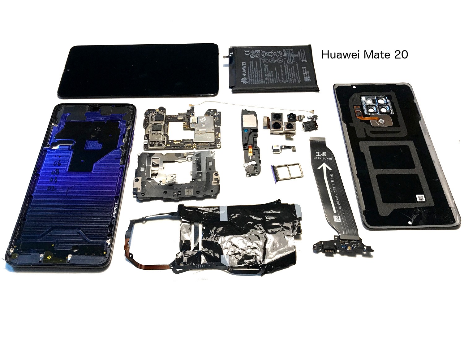 Huawei Mate 20 teardown