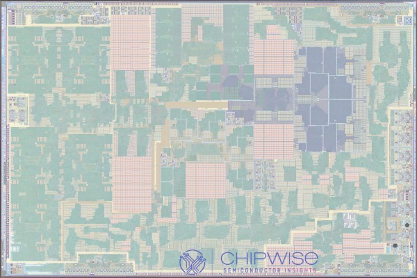 Apple A18 die shot