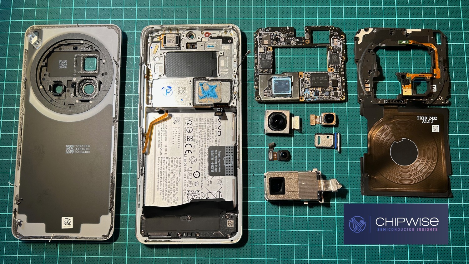 Teardown of the VIVO X200pro smartphone
