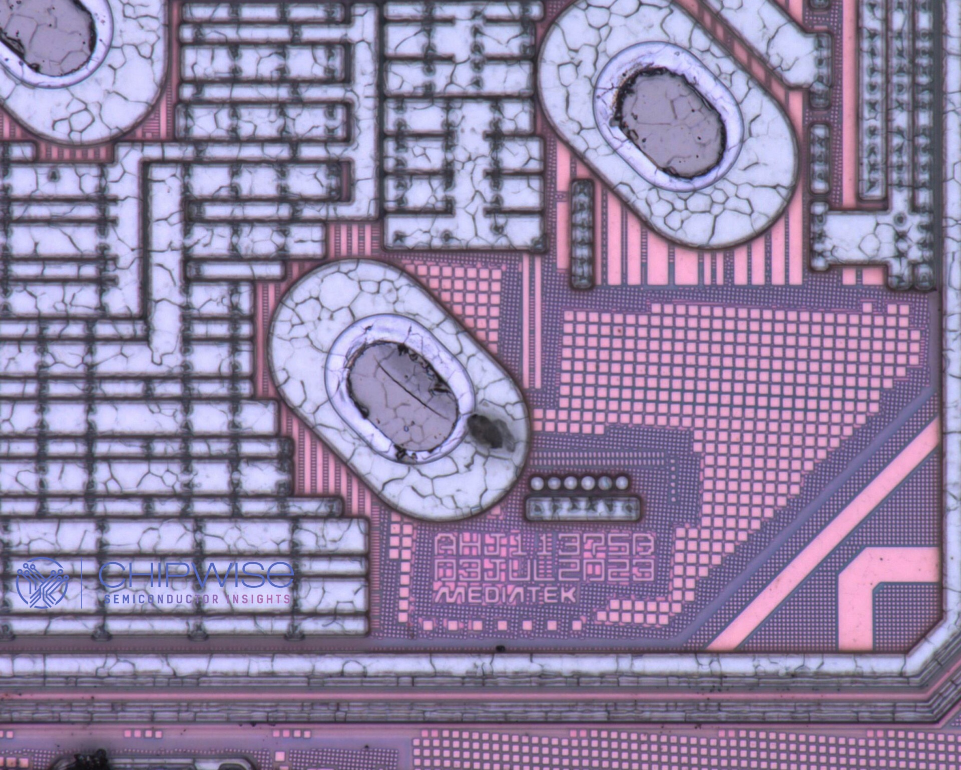 Die mark of the MediaTEK Dimensity 7300