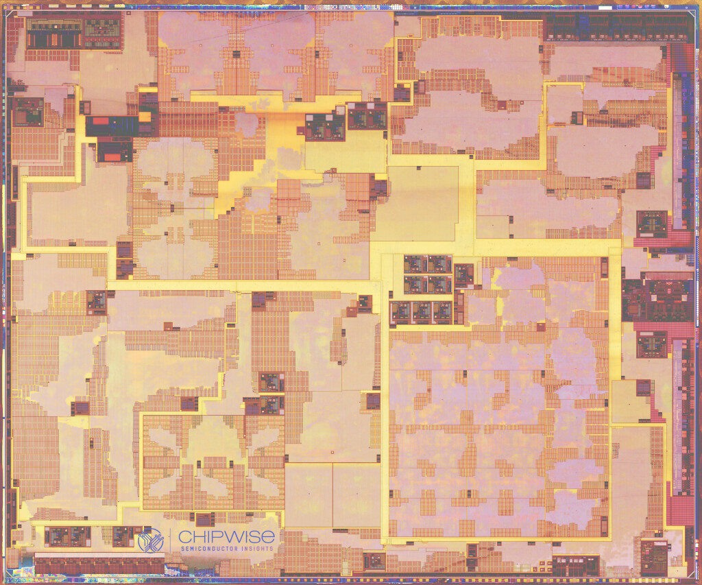 Backside view of the Exynos 1580