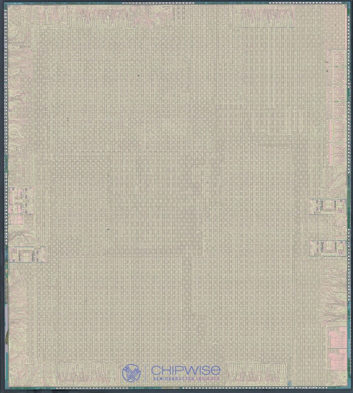 Frontside view of Google’s Tensor G5 chip