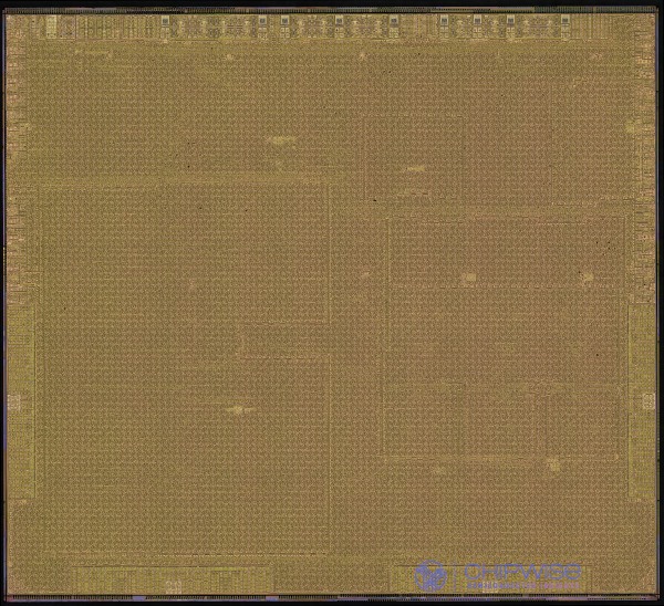 Frontside view of the Jetson Orin Nano die