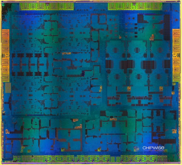 Brightfield image of the Jetson Orin Nano chip