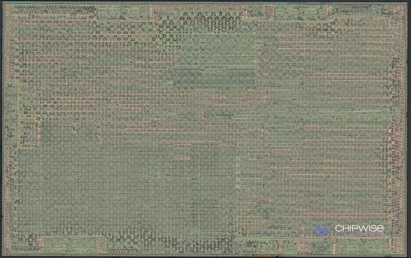 Frontside view of metallization Snapdragon 8 gen 5