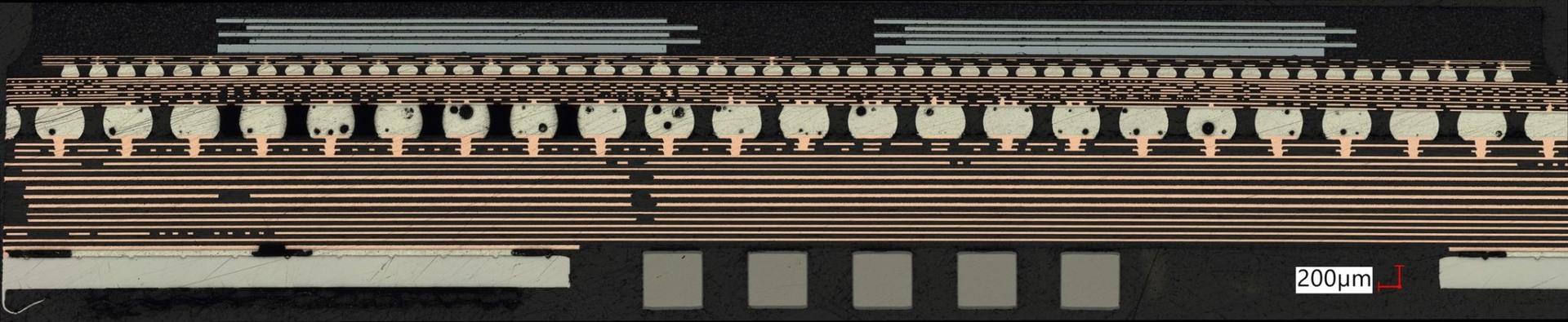 CoWoS / 3DFabric package cross-section