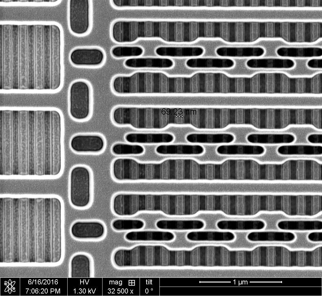 SEM image of SRAM structures, source label A4_19