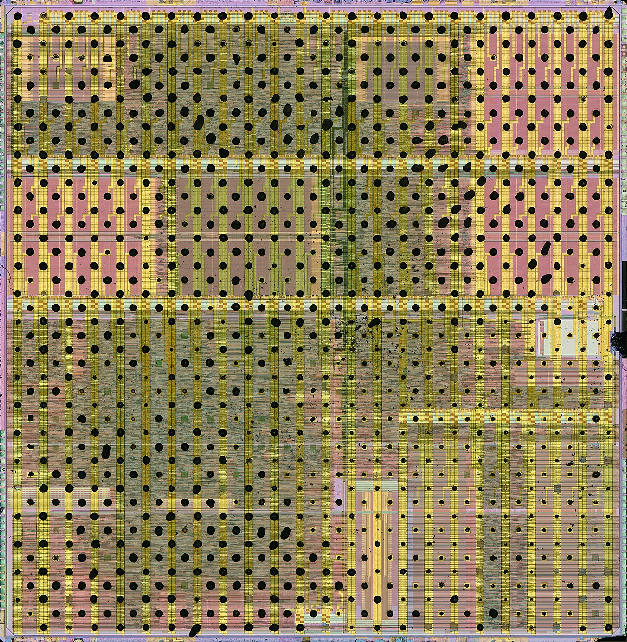 NexGen RISC86 · Nx586 — Top-metal view