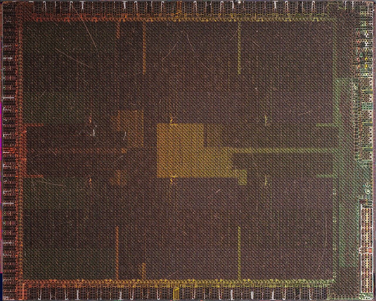 NVIDIA GeForce GTX 1080 Ti · GP102 — Top-metal view