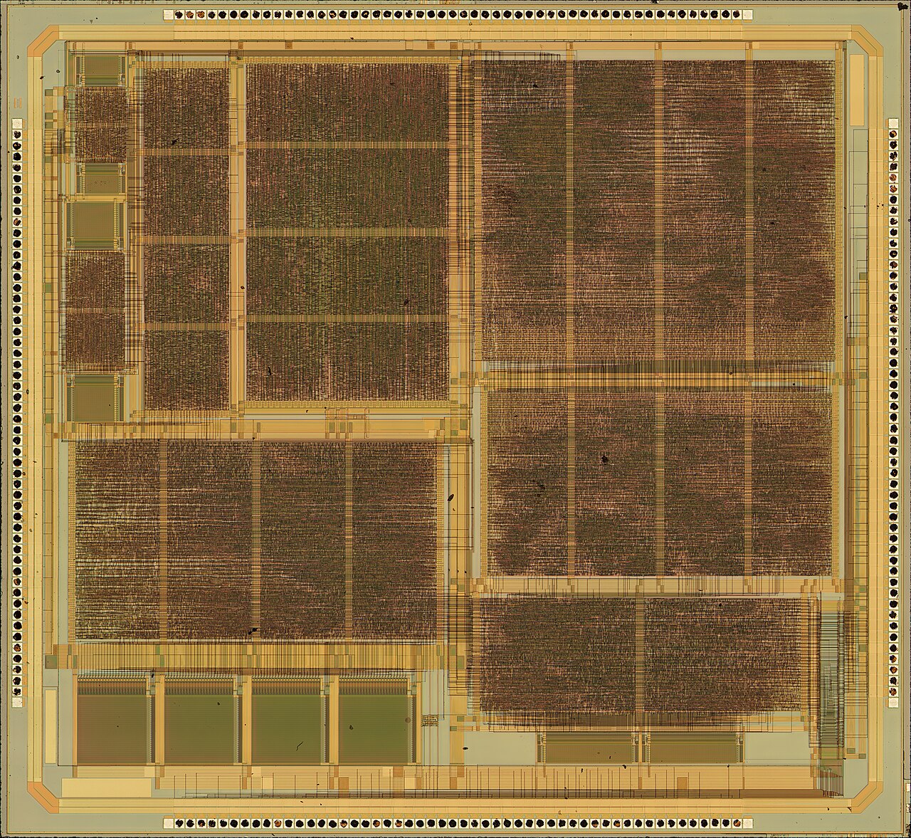 3Dfx Voodoo Graphics · SST-1 (TMU) — Top-metal view