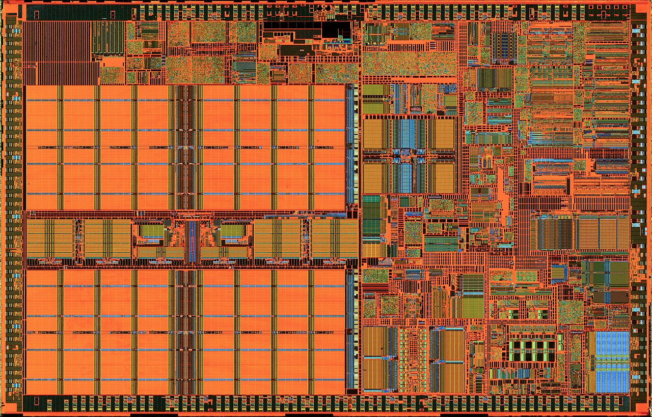 Intel Pentium III · Tualatin — Polysilicon / lower-layer view