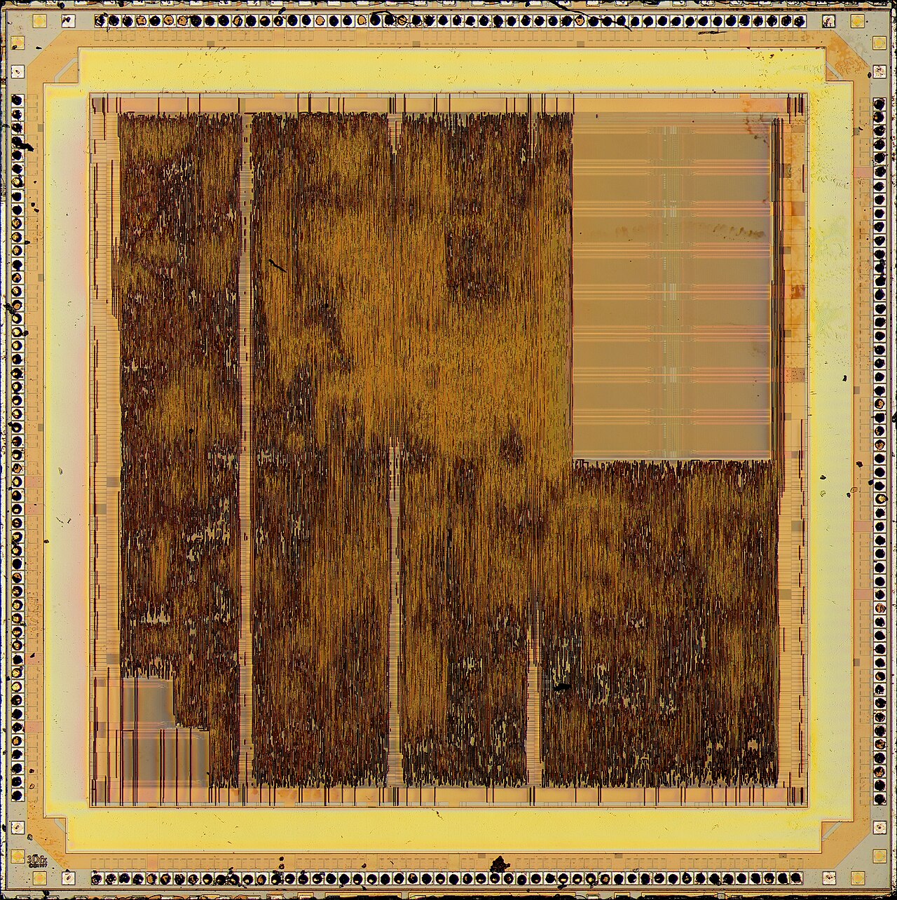 3Dfx Voodoo 2 · SST-2 (BE) — Top-metal view
