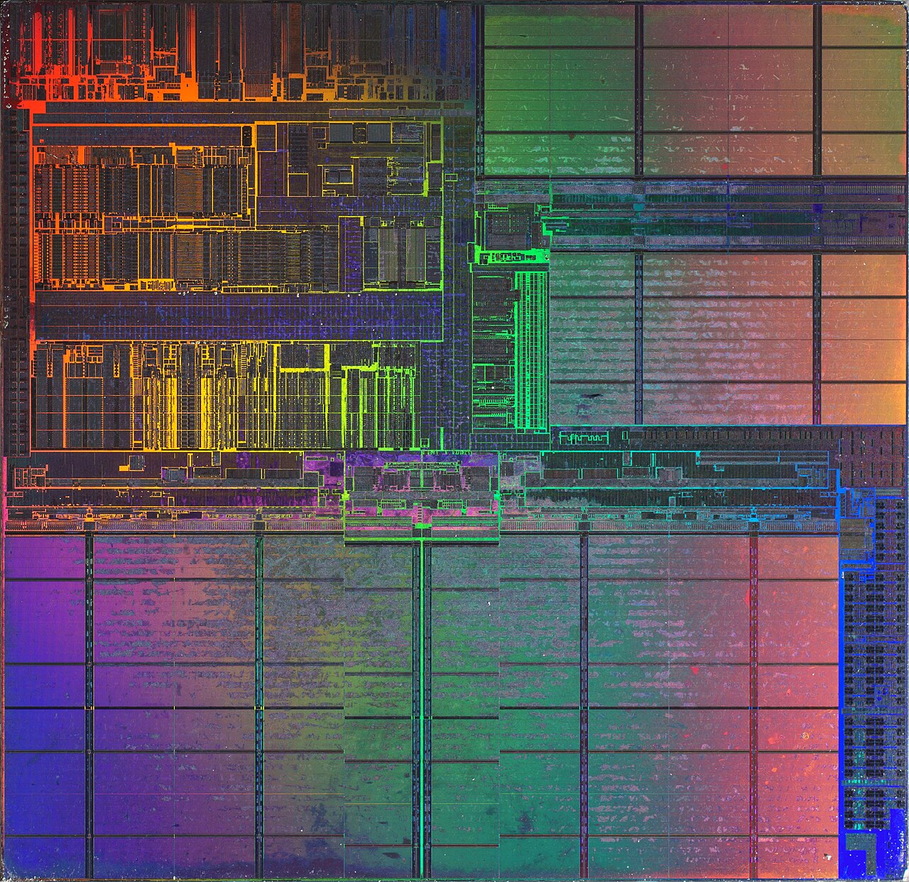 HP PA-8500 — Optical die photograph
