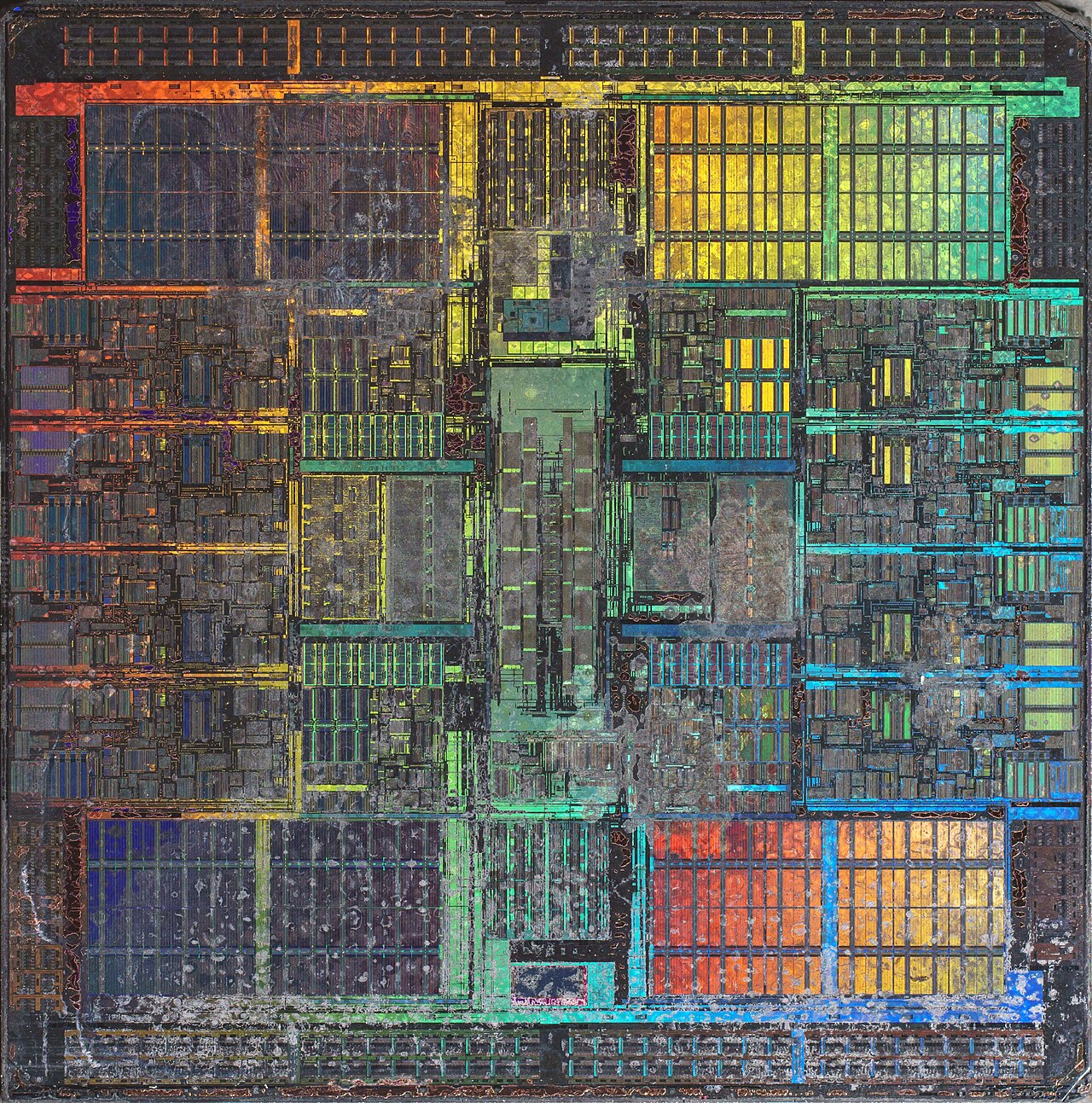 UltraSPARC T1 prototype — Optical die photograph