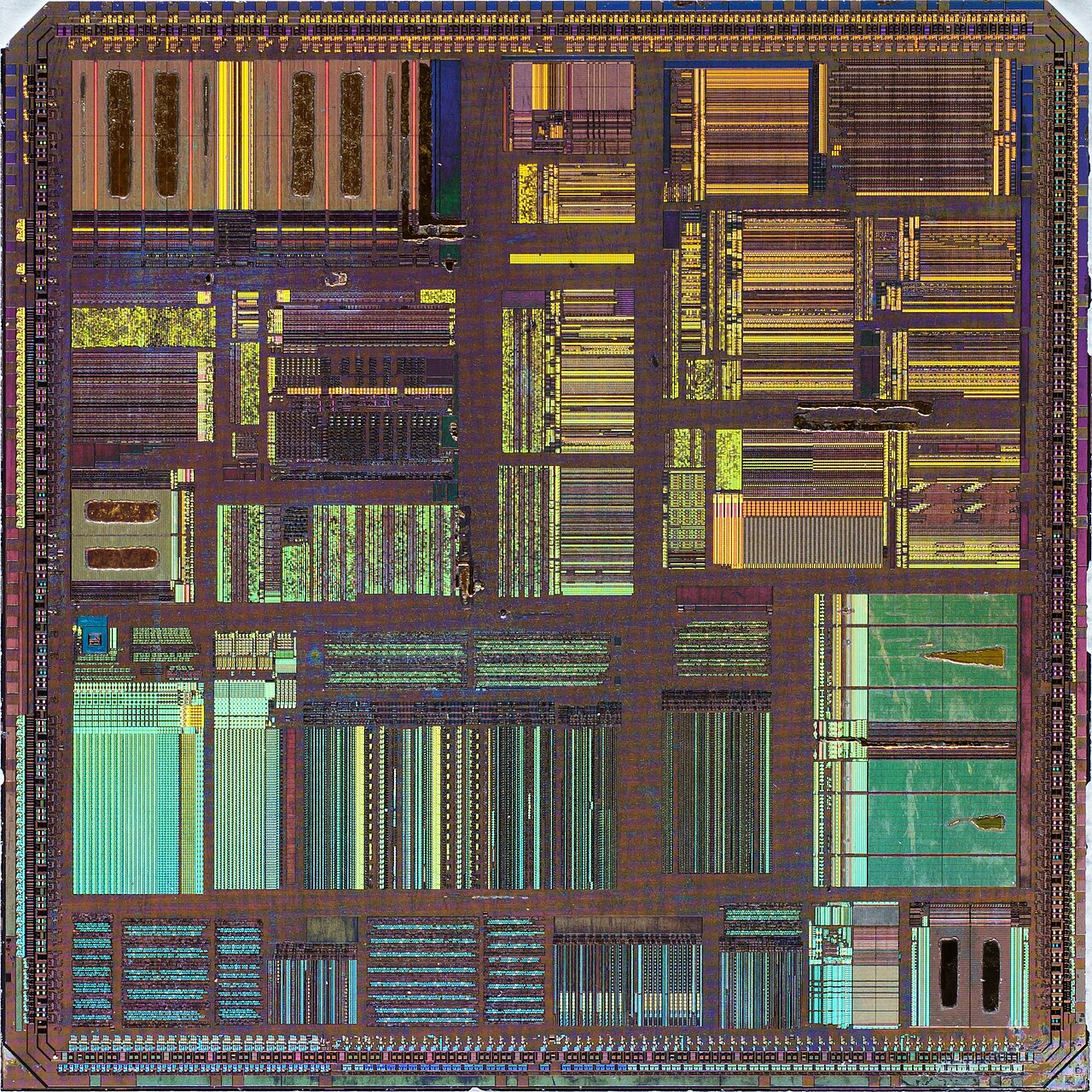 UltraSPARC II prototype — Optical die photograph