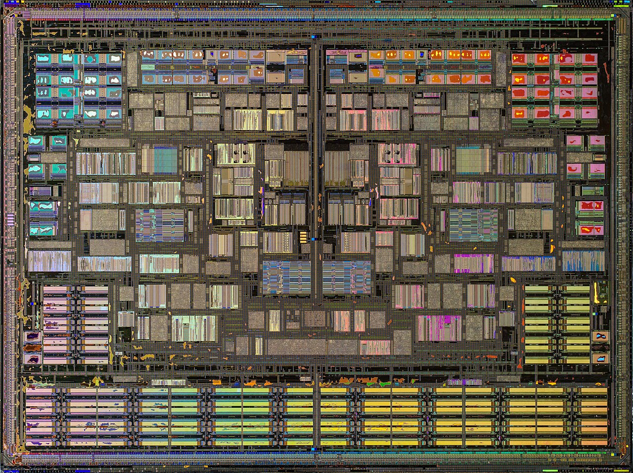 UltraSPARC IV prototype — Optical die photograph