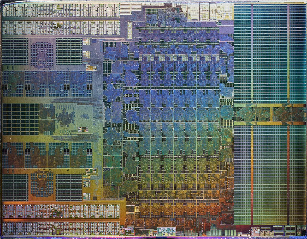 AMD XBox One · Durango — Optical die photograph