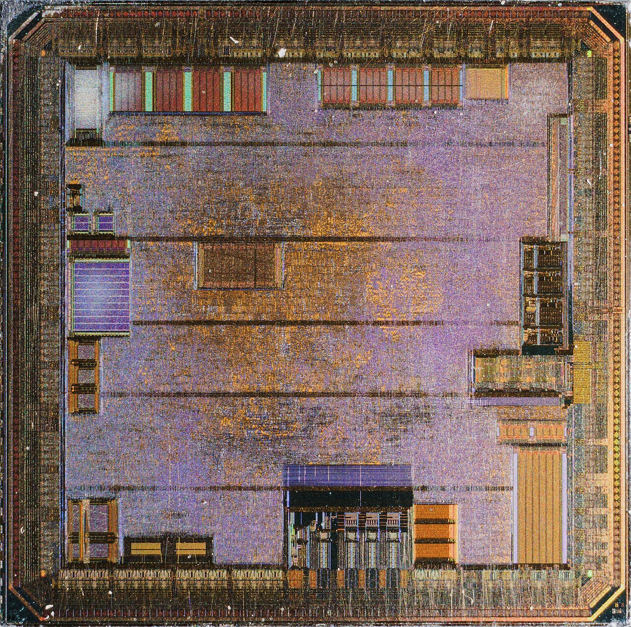 ATI RAGE XL · Mach64 R3... — Optical die photograph