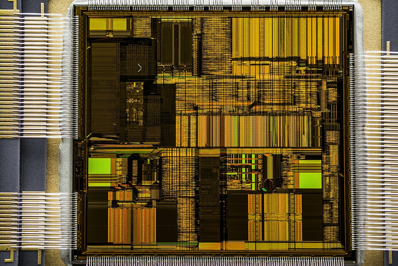 Intel Pentium 100 — Optical die photograph