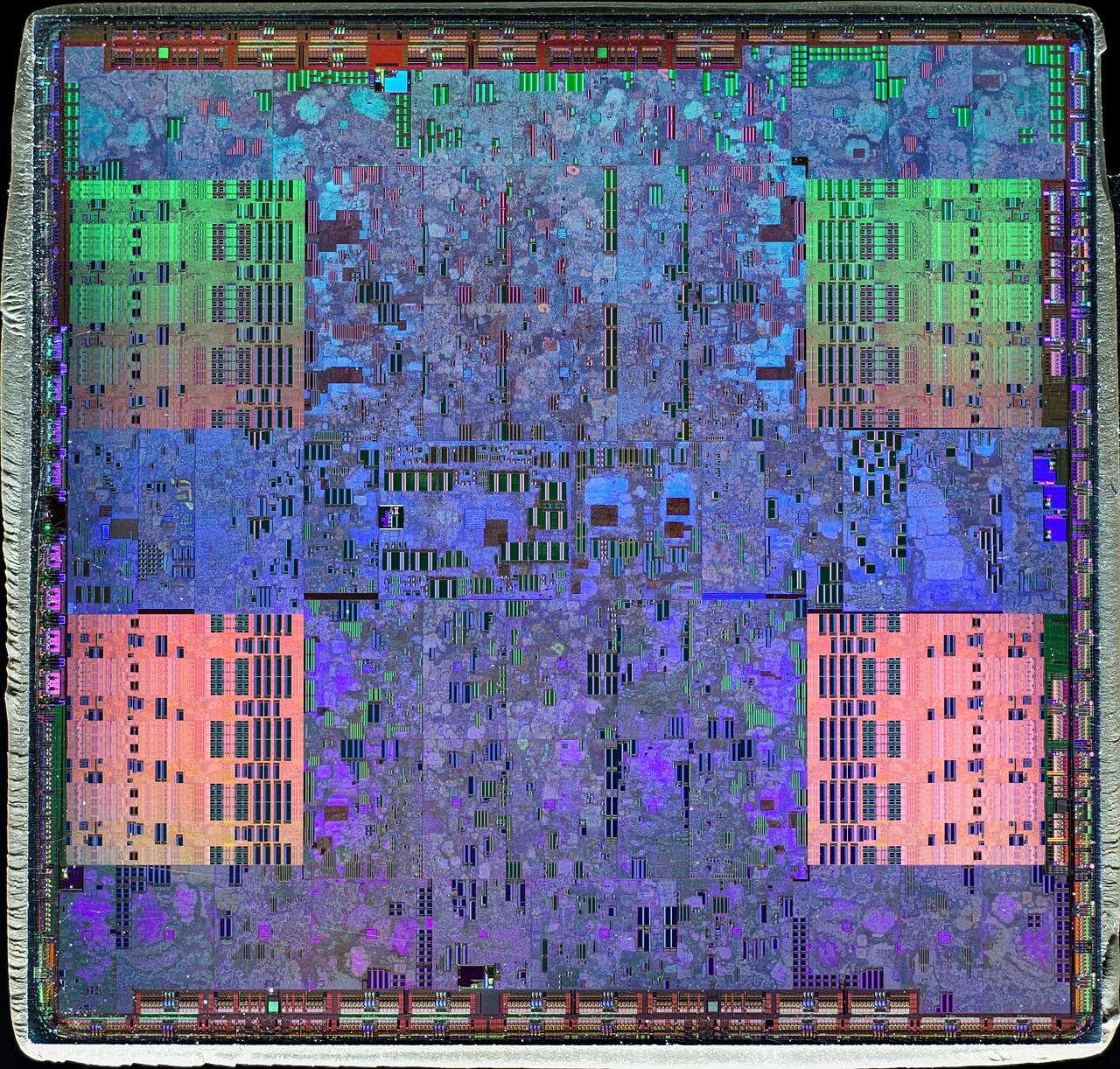NVIDIA GeForce 8800GTX G80 — Optical die photograph