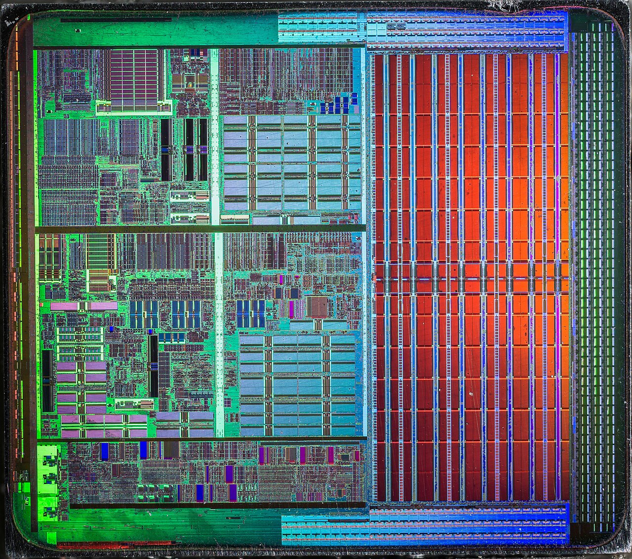 AMD Athlon64 Venice ADA3400DAA4BY — Optical die photograph