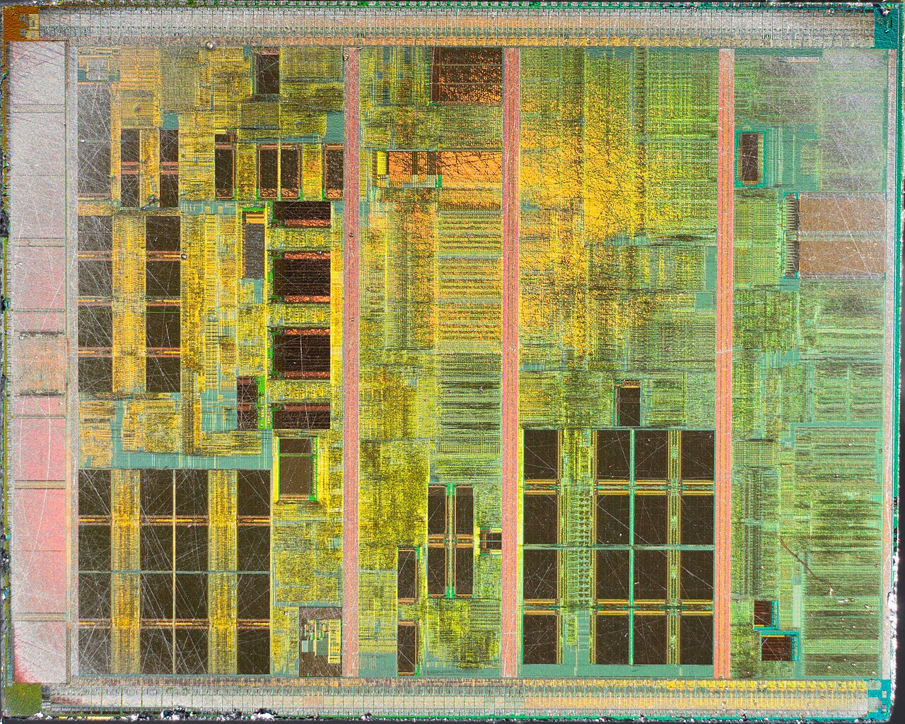 AMD Duron · Spitfire — Optical die photograph