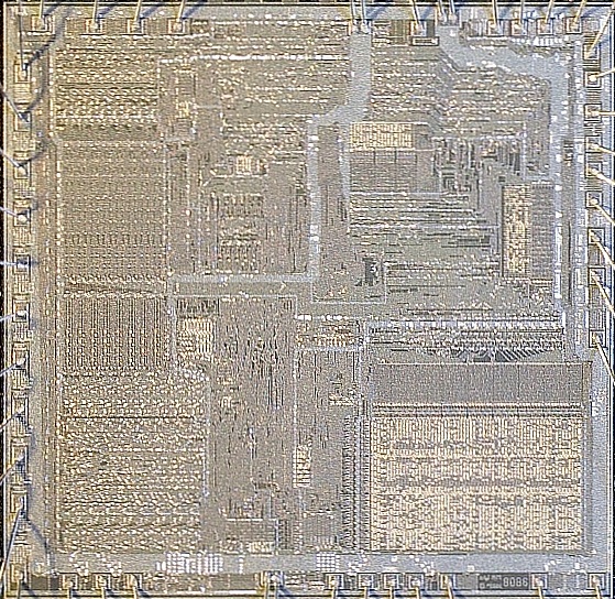 Intel 8086 CPU die
