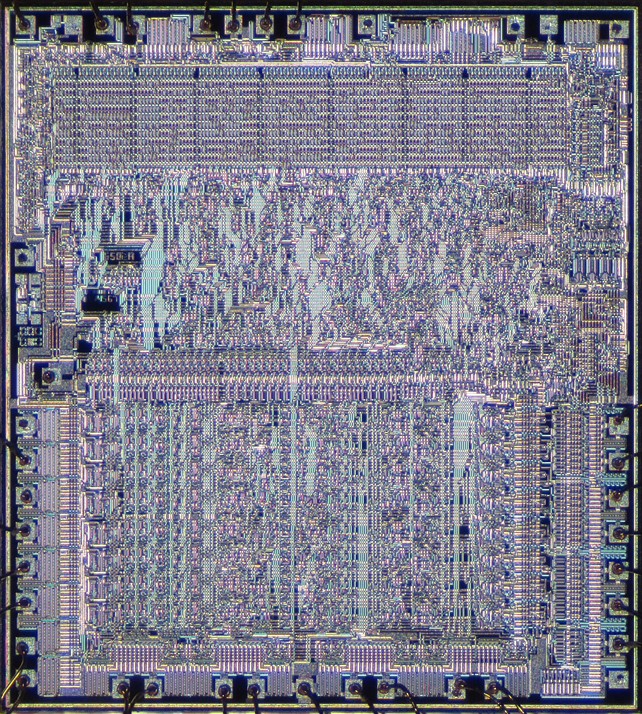 MOS Technology 6502 revision A die